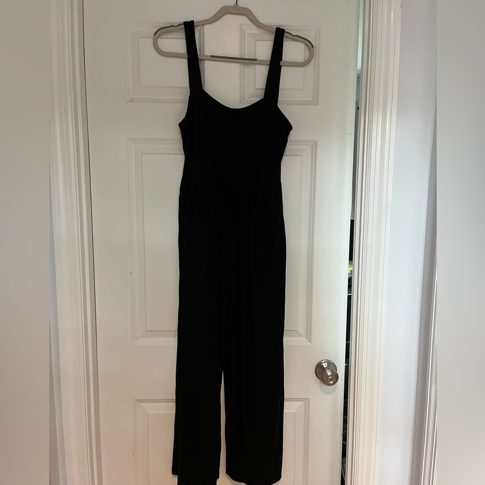 Wilfred Comfy Crop Black Jumpsuit - Picture 3 of 3